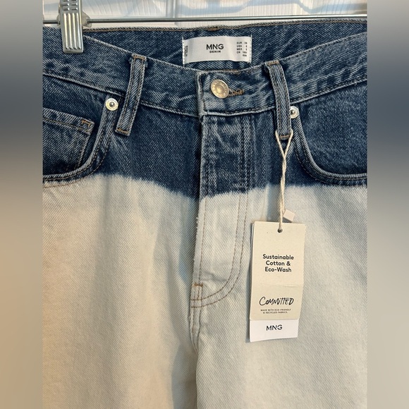 NWT Mango Ombré Look Relaxed Fit Jeans - Picture 3 of 12